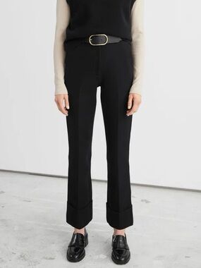 & Other Stories Tailored Kick Flare Trousers